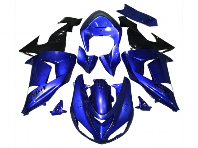 Blu Lucido 2006-2007 Kawasaki ZX10R Carene Moto Blu Lucido 2006-2007 Kawasaki ZX10R Carene Moto