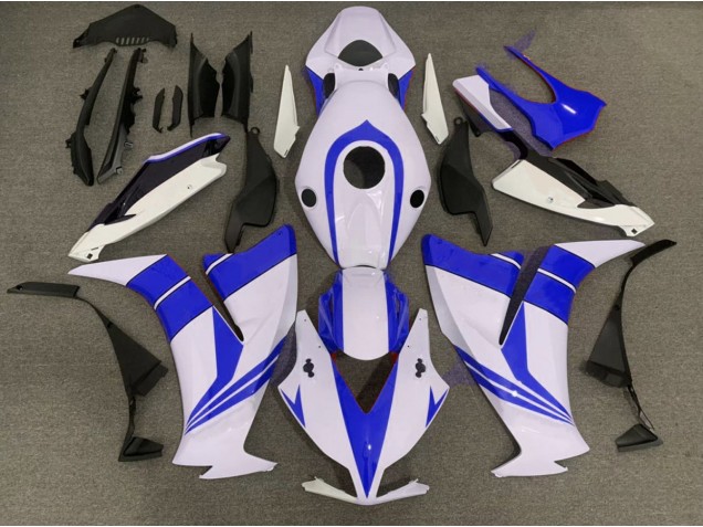 Blu Lucido & Bianco 2012-2016 Honda CBR1000RR Carene Moto