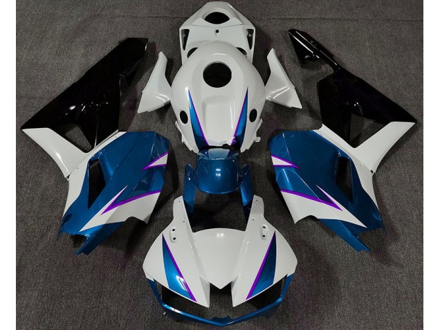 Blu Lucido Bianco & Viola 2013-2023 Honda CBR600RR Carene Moto Blu Lucido Bianco & Viola 2013-2023 Honda CBR600RR Carene Moto
