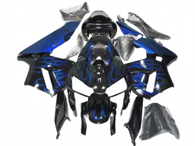 Blu Lucido Fiamma 2005-2006 Honda CBR600RR Carene Moto