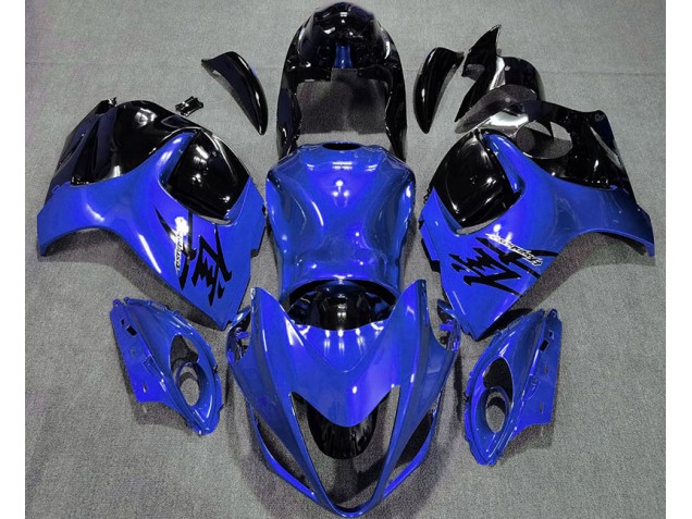 Blu Lucido & Nero 2008-2020 Suzuki GSXR 1300 Carene Moto Blu Lucido & Nero 2008-2020 Suzuki GSXR 1300 Carene Moto