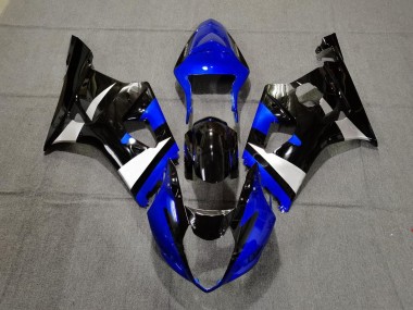 Blu Lucido Nero & Argento 2003-2004 Suzuki GSXR 1000 Carene Moto