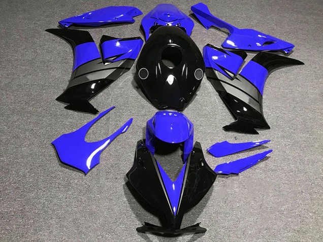 Blu Lucido Nero & Grigio 2012-2016 Honda CBR1000RR Carene Moto Blu Lucido Nero & Grigio 2012-2016 Honda CBR1000RR Carene Moto