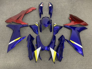 Blu Lucido & Rosa 2011-2024 Suzuki GSXR 600-750 Carene Moto