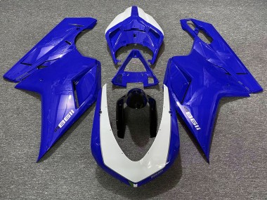 Blu Lucido Sp 2007-2014 Ducati 848 1098 1198 Carene Moto
