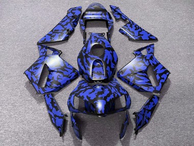 Blu Mimetico 2003-2004 Honda CBR600RR Carene Moto
