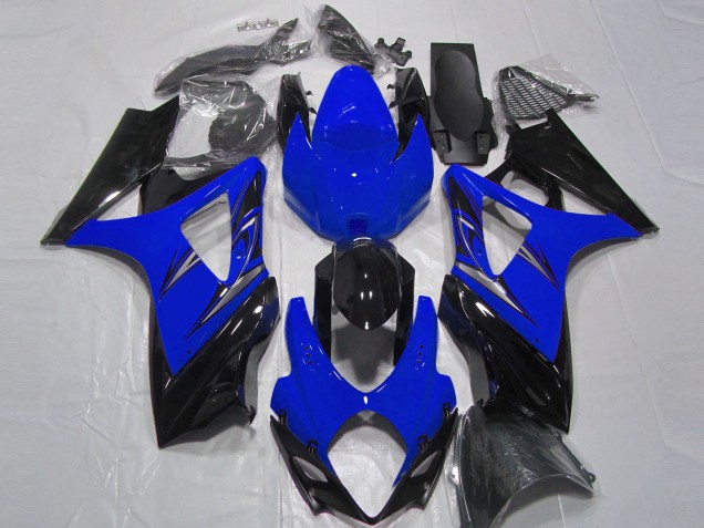 Blu & Nero 2007-2008 Suzuki GSXR 1000 Carene Moto Blu & Nero 2007-2008 Suzuki GSXR 1000 Carene Moto