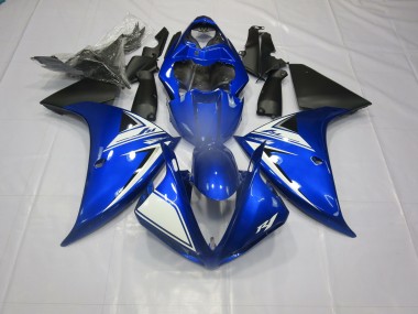 Blu & Nero 2012-2014 Yamaha R1 Carene Moto
