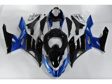 Blu & Nero 2018-2023 Kawasaki Ninja 400 Carene Moto