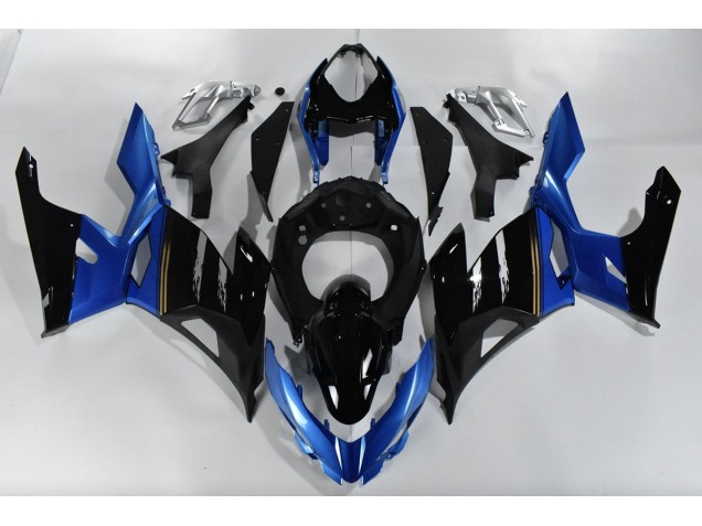 Blu & Nero 2018-2023 Kawasaki Ninja 400 Carene Moto Blu & Nero 2018-2023 Kawasaki Ninja 400 Carene Moto