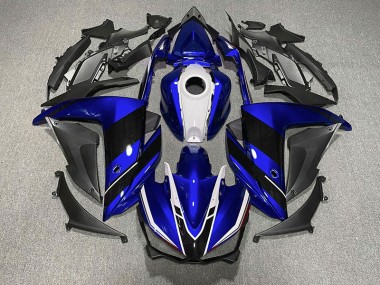 Blu Nero & Bianco 2015-2018 Yamaha R3 Carene Moto