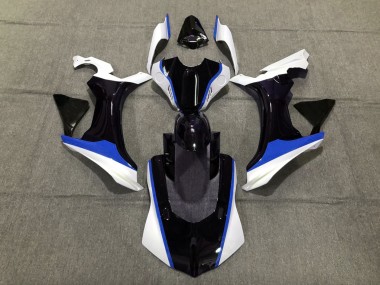 Blu Nero & Bianco 2015-2019 Yamaha R1 Carene Moto