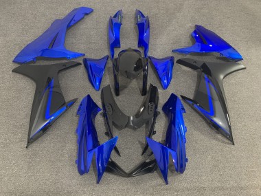 Blu Nero & Grigio 2011-2024 Suzuki GSXR 600-750 Carene Moto