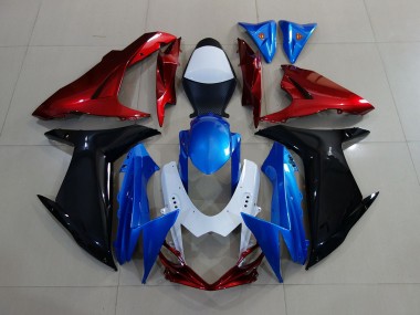 Blu/Nero/Rosso 2011-2024 Suzuki GSXR 600-750 Carene Moto