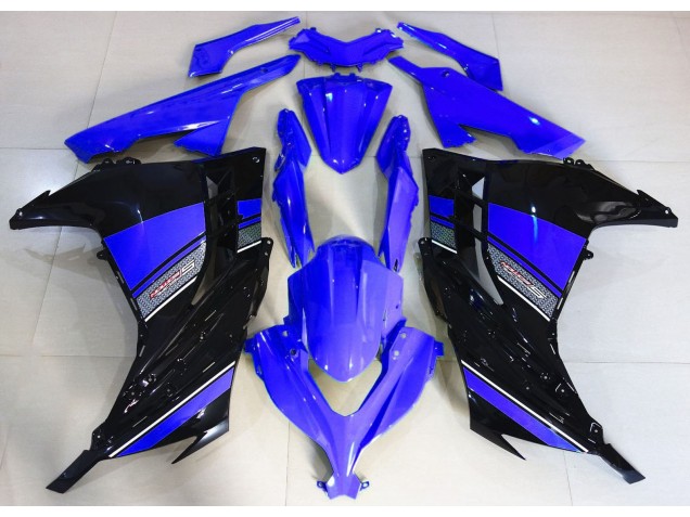 Blu Notte & Nero 2013-2018 Kawasaki Ninja 300 Carene Moto Blu Notte & Nero 2013-2018 Kawasaki Ninja 300 Carene Moto