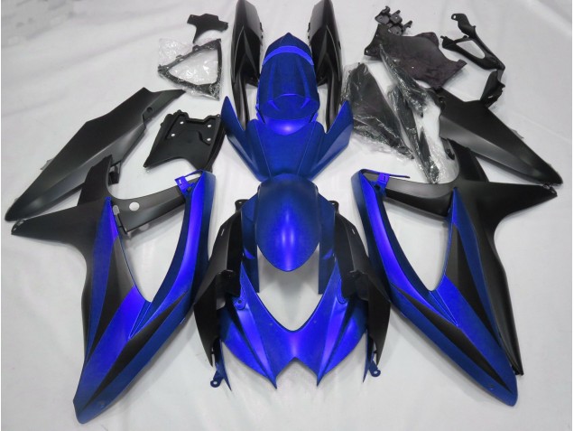 Blu Opaco Senza R 2008-2010 Suzuki GSXR 600-750 Carene Moto Blu Opaco Senza R 2008-2010 Suzuki GSXR 600-750 Carene Moto