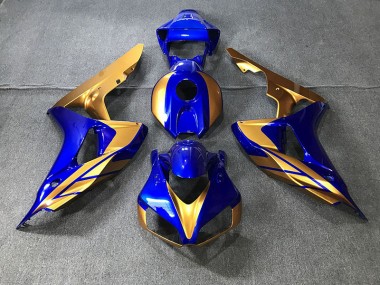 Blu & Oro 2006-2007 Honda CBR1000RR Carene Moto