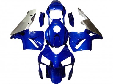 Blu Profondo & Argento 2003-2004 Honda CBR600RR Carene Moto