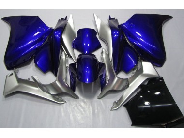 Blu Profondo & Argento 2010-2013 Honda VFR1200 Carene Moto