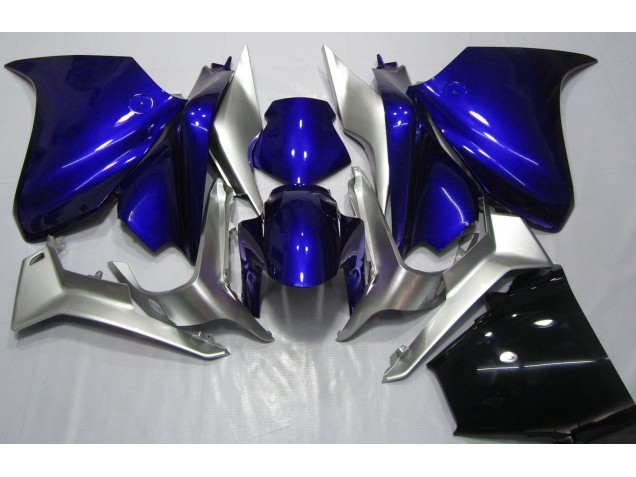 Blu Profondo & Argento 2010-2013 Honda VFR1200 Carene Moto Blu Profondo & Argento 2010-2013 Honda VFR1200 Carene Moto