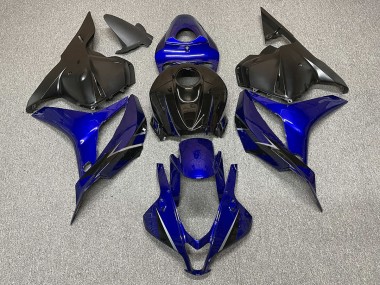 Blu Profondo Con Nero 2009-2012 Honda CBR600RR Carene Moto