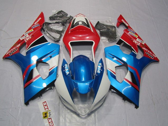Blu & Rosso 2003-2004 Suzuki GSXR 1000 Carene Moto Blu & Rosso 2003-2004 Suzuki GSXR 1000 Carene Moto