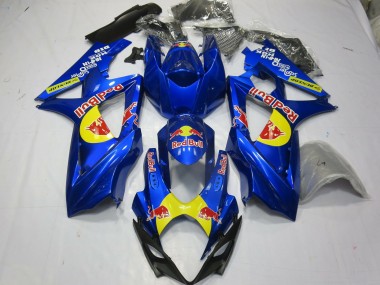 Blu Rosso Toro 2007-2008 Suzuki GSXR 1000 Carene Moto