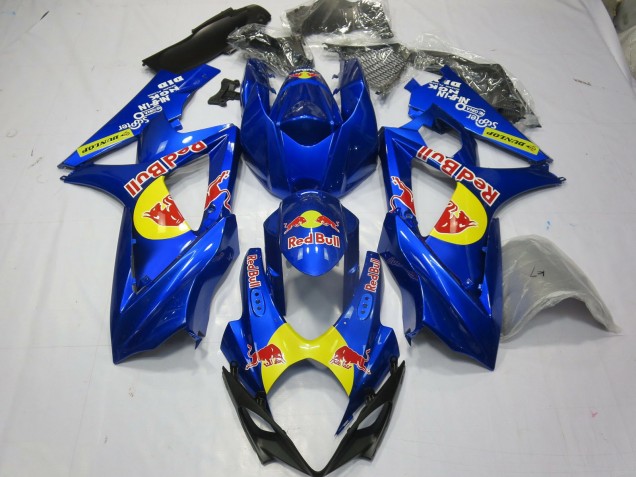 Blu Rosso Toro 2007-2008 Suzuki GSXR 1000 Carene Moto Blu Rosso Toro 2007-2008 Suzuki GSXR 1000 Carene Moto