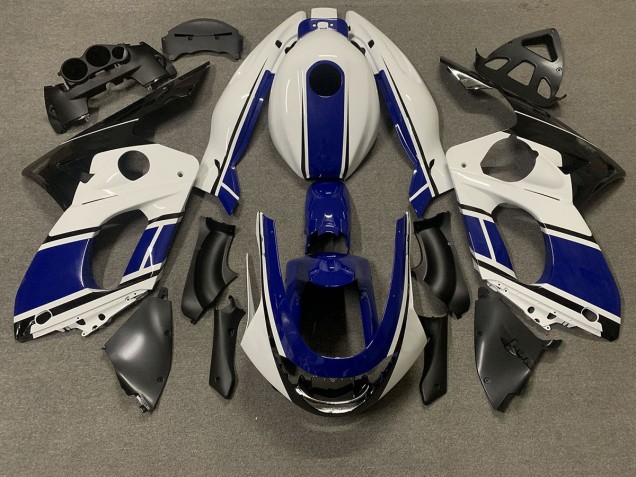 Blu Scuro & Bianco 1998-2007 Yamaha YZF600 Carene Moto Blu Scuro & Bianco 1998-2007 Yamaha YZF600 Carene Moto