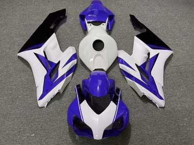 Blu Scuro Bianco & Nero Lucido 2004-2005 Honda CBR1000RR Carene Moto