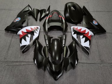 Bomber Betty Nero Opaco 2004-2005 Kawasaki ZX10R Carene Moto