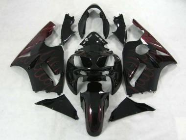 Borgogna Fiamma 2002-2005 Kawasaki ZX12R Carene Moto
