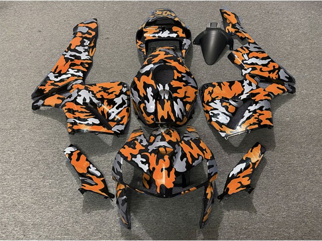 Camo & Arancione 2005-2006 Honda CBR600RR Carene Moto Camo & Arancione 2005-2006 Honda CBR600RR Carene Moto