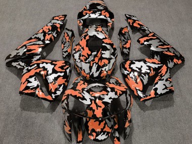 Camo & Arancione Chiaro 2005-2006 Honda CBR600RR Carene Moto