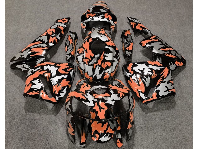 Camo & Arancione Chiaro 2005-2006 Honda CBR600RR Carene Moto Camo & Arancione Chiaro 2005-2006 Honda CBR600RR Carene Moto