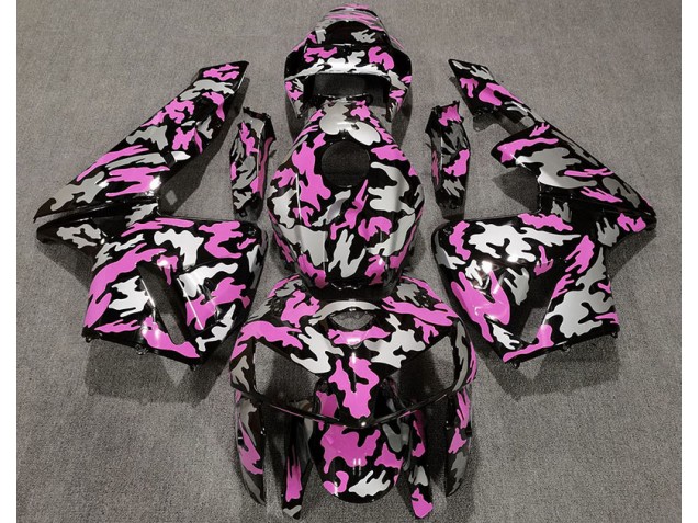 Camo & Rosa Chiaro 2005-2006 Honda CBR600RR Carene Moto Camo & Rosa Chiaro 2005-2006 Honda CBR600RR Carene Moto