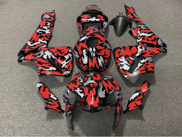Camo & Rosso 2005-2006 Honda CBR600RR Carene Moto Camo & Rosso 2005-2006 Honda CBR600RR Carene Moto