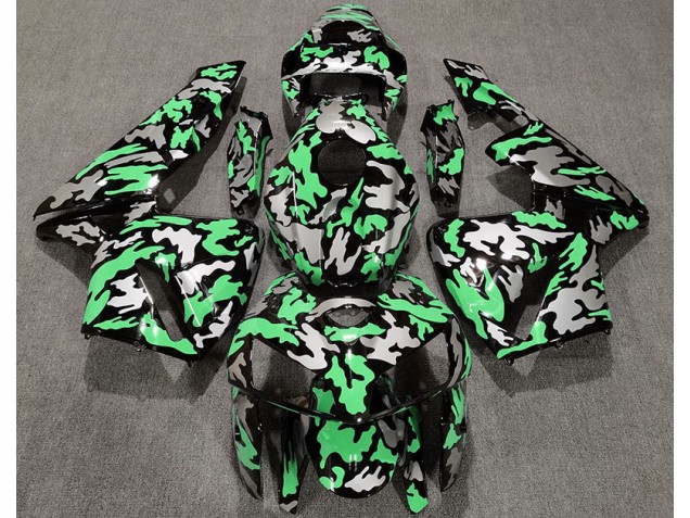 Camo & Verde Chiaro 2005-2006 Honda CBR600RR Carene Moto Camo & Verde Chiaro 2005-2006 Honda CBR600RR Carene Moto