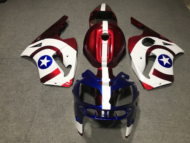 Capitano America 2002-2005 Kawasaki ZX12R Carene Moto Capitano America 2002-2005 Kawasaki ZX12R Carene Moto