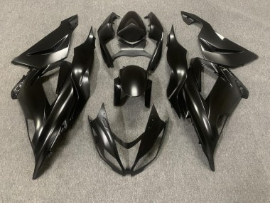 Cappotto Nero Opaco & Protettivo 2013-2018 Kawasaki ZX6R Carene Moto
