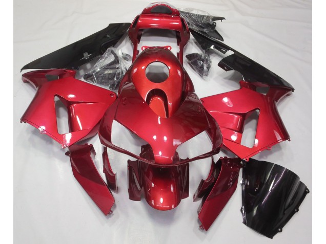 Caramella Rossa Tinta Unita 2003-2004 Honda CBR600RR Carene Moto Caramella Rossa Tinta Unita 2003-2004 Honda CBR600RR Carene Moto
