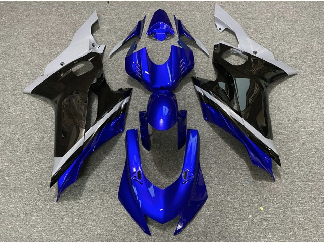 Cemento Nero & Blu 2017-2021 Yamaha R6 Carene Moto Cemento Nero & Blu 2017-2021 Yamaha R6 Carene Moto