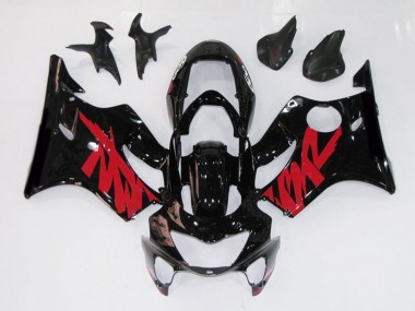 Decalcomania Rossa Nera Lucida 1999-2000 Honda CBR600 F4 Carene Moto