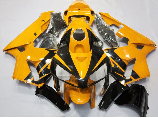Design Arancione Brillante & Nero Lucido 2005-2006 Honda CBR600RR Carene Moto Design Arancione Brillante & Nero Lucido 2005-2006 Honda CBR600RR Carene Moto