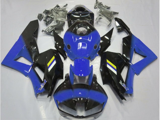 Design Blu Lucido & Nero 2013-2023 Honda CBR600RR Carene Moto Design Blu Lucido & Nero 2013-2023 Honda CBR600RR Carene Moto