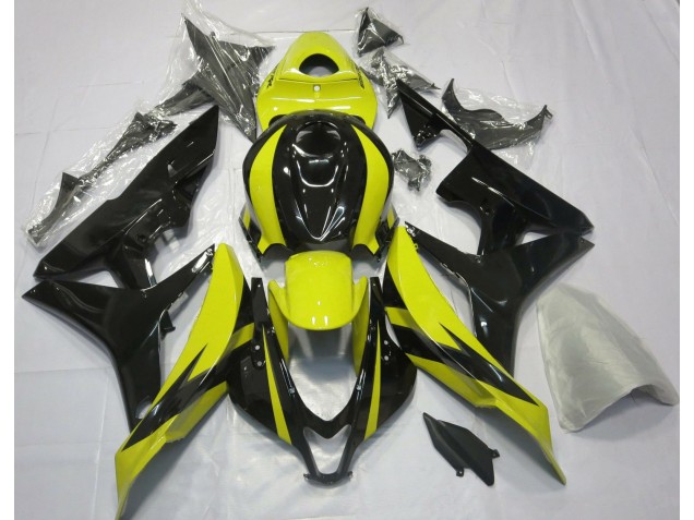 Design Giallo & Nero OEM 2007-2008 Honda CBR600RR Carene Moto Design Giallo & Nero OEM 2007-2008 Honda CBR600RR Carene Moto