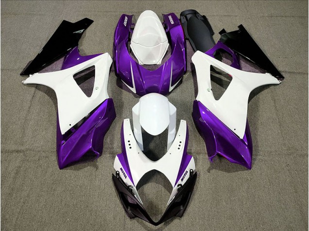 Design Personalizzato Viola 2007-2008 Suzuki GSXR 1000 Carene Moto Design Personalizzato Viola 2007-2008 Suzuki GSXR 1000 Carene Moto