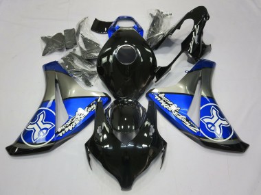 Design Speciale Blu Argento 2008-2011 Honda CBR1000RR Carene Moto
