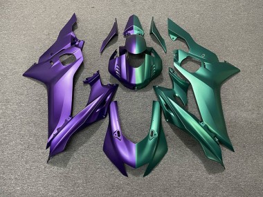 Divisione Viola & Verde 2017-2021 Yamaha R6 Carene Moto