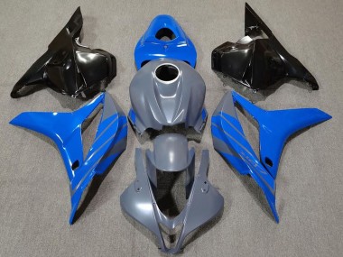 Doppio Blu Su Grigio 2009-2012 Honda CBR600RR Carene Moto